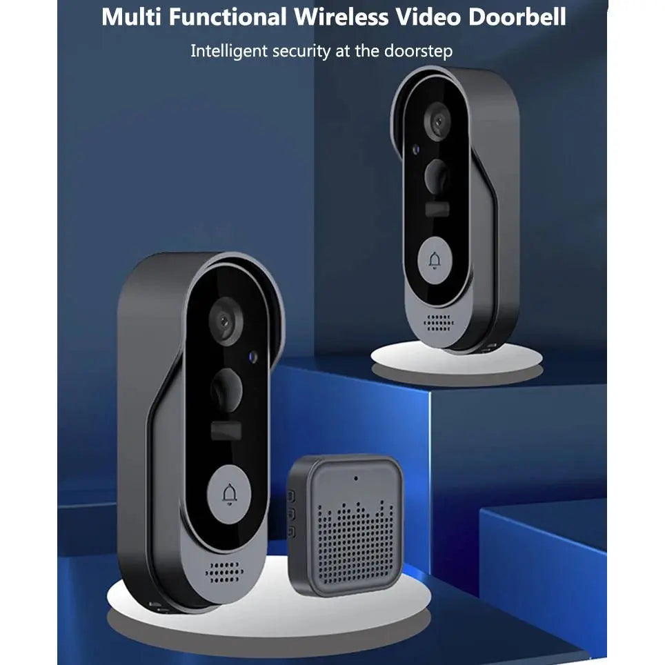 Doorbell Camera with HD Wide-Angle Lens and Two-Way Audio, Rechargeable Battery All Vera Mart