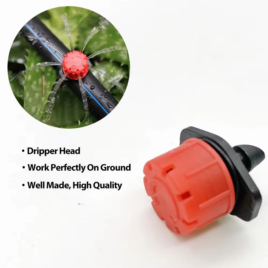 Drip Irrigation Kit with Digital Timer, Pressure Regulator and Adjustable Drip Heads