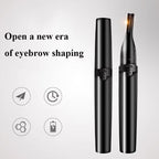 Electric Eyebrow Trimmer with Dual Cutting Heads and 20-Degree Rotation, Cordless Battery Powered All Vera Mart