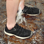 Women's Hiking Shoes with Waterproof Outer Layer and Cushioned Midsole, Breathable Tread All Vera Mart