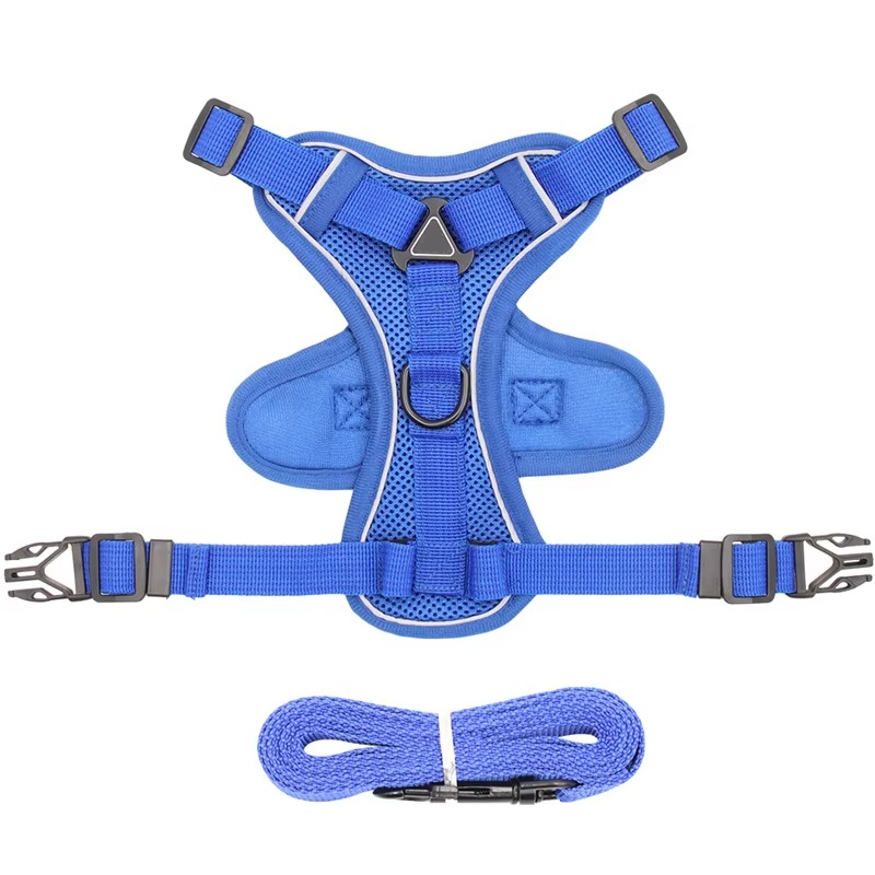 Cat Vest Harness with Reflective Strips and 1.5M Leash All Vera Mart