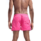 Men's Athletic Swim Trunks with Mesh Liner and Three Pockets, Quick Dry All Vera Mart