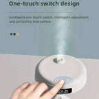 Compact Ultrasonic Humidifier with UV Filtration and Adjustable Mist, 27oz Tank All Vera Mart