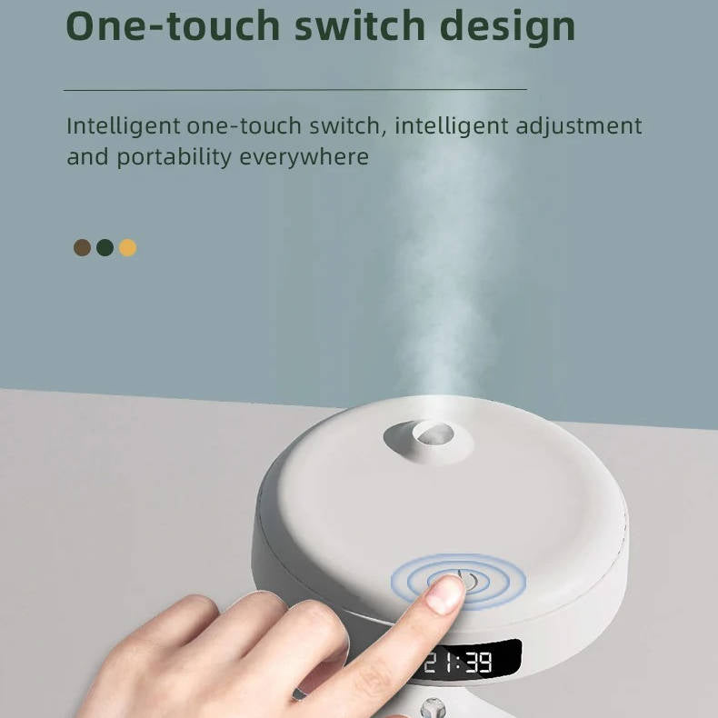 Compact Ultrasonic Humidifier with UV Filtration and Adjustable Mist, 27oz Tank All Vera Mart