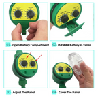 Automatic Drip Irrigation System with Adjustable Timer and Pressure Regulation All Vera Mart