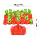 Balancing Frog Game with Number Cube and 50 Colorful Frogs All Vera Mart
