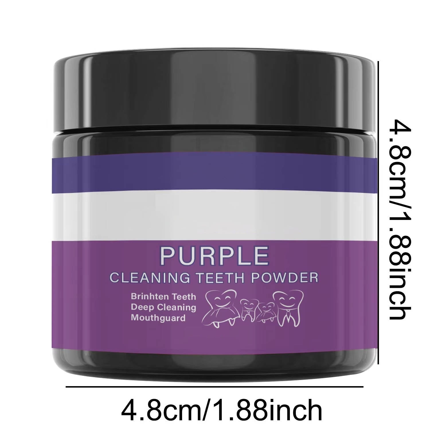 Teeth Whitening Powder with Pearl Essence and Baking Soda, Mint Flavor All Vera Mart