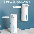 Infrared Motion Sensor Soap Dispenser with USB Rechargeable Battery and IPX5 Splash Protection All Vera Mart