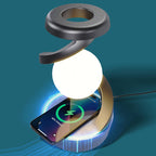 Floating Moon Sphere with Gesture Control and Wireless Charging Base All Vera Mart
