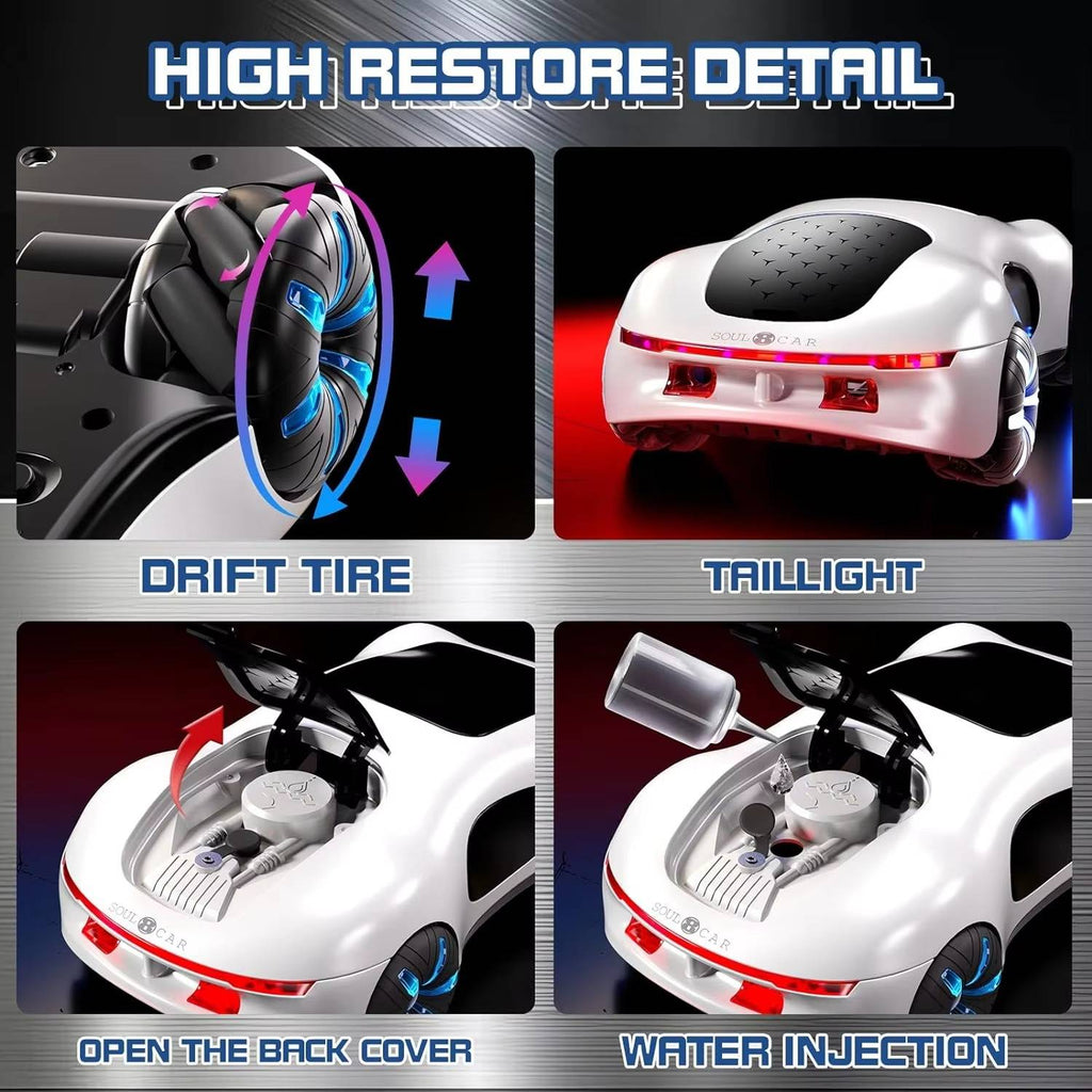 Gesture Control RC Car with Wrist Remote and Drift Tires, LED Lights All Vera Mart