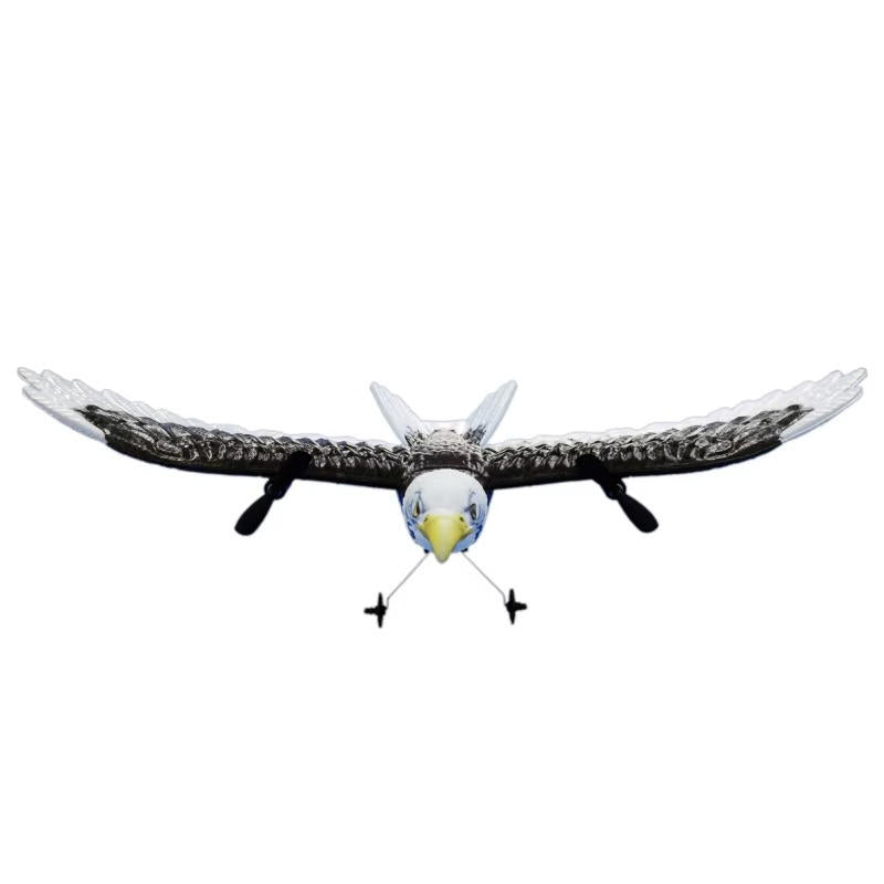 RC Eagle Aircraft with Gyro Stabilization and Dual Channel Remote, 15in Wingspan All Vera Mart