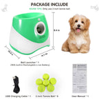 Dog Ball Launcher with Motion Detection and Adjustable Throw Distance, LED Battery Indicator All Vera Mart