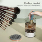 Electric Makeup Brush Cleaner with UV Sterilization and Dual Cleaning Modes All Vera Mart