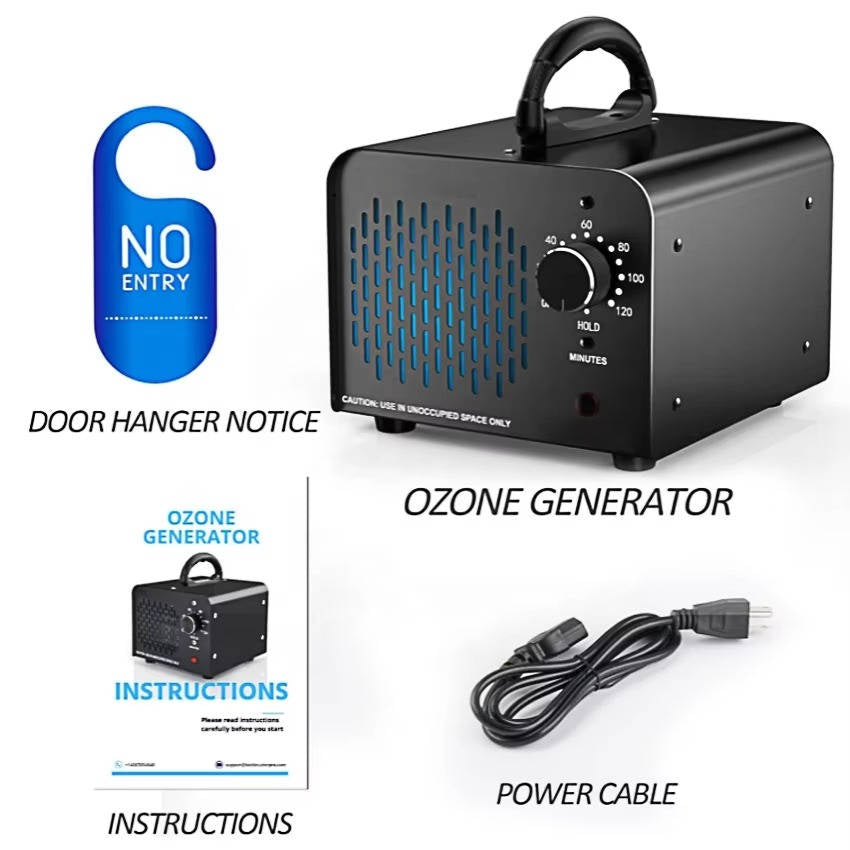 Ozone Generator with Double Layer Plate and Timer Control for 6000 Sq.Ft Odor Removal All Vera Mart