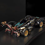 Working Supercar Building Block Set with Steering System and Suspension, 1690 Pieces All Vera Mart