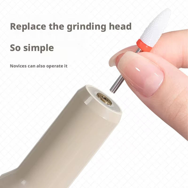 Electric Nail Drill with 8 Drill Bits and LED Display for Acrylic and Gel Nails All Vera Mart