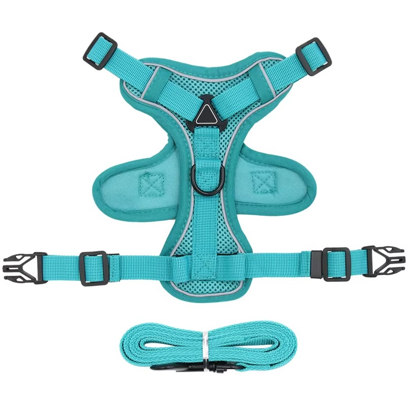 Cat Vest Harness with Reflective Strips and 1.5M Leash All Vera Mart