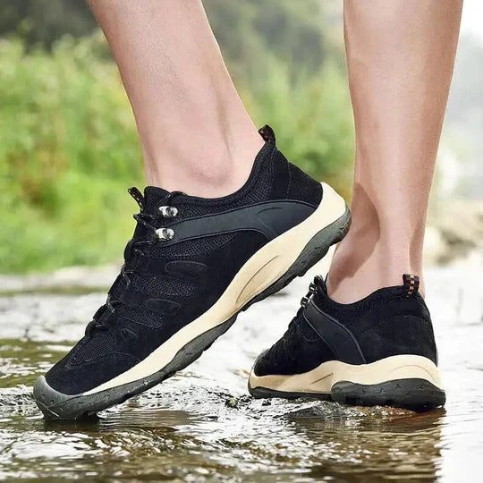 Women's Hiking Shoes with Waterproof Outer Layer and Cushioned Midsole, Breathable Tread All Vera Mart