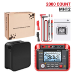 Digital Megohmmeter with Insulation Resistance Testing and 100 Reading Memory All Vera Mart