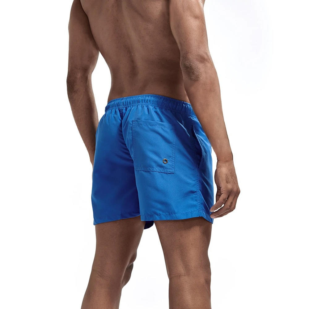 Men's Athletic Swim Trunks with Mesh Liner and Three Pockets, Quick Dry All Vera Mart