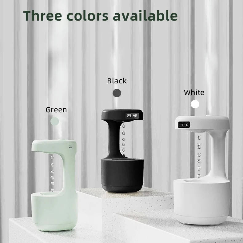 Compact Ultrasonic Humidifier with UV Filtration and Adjustable Mist, 27oz Tank All Vera Mart