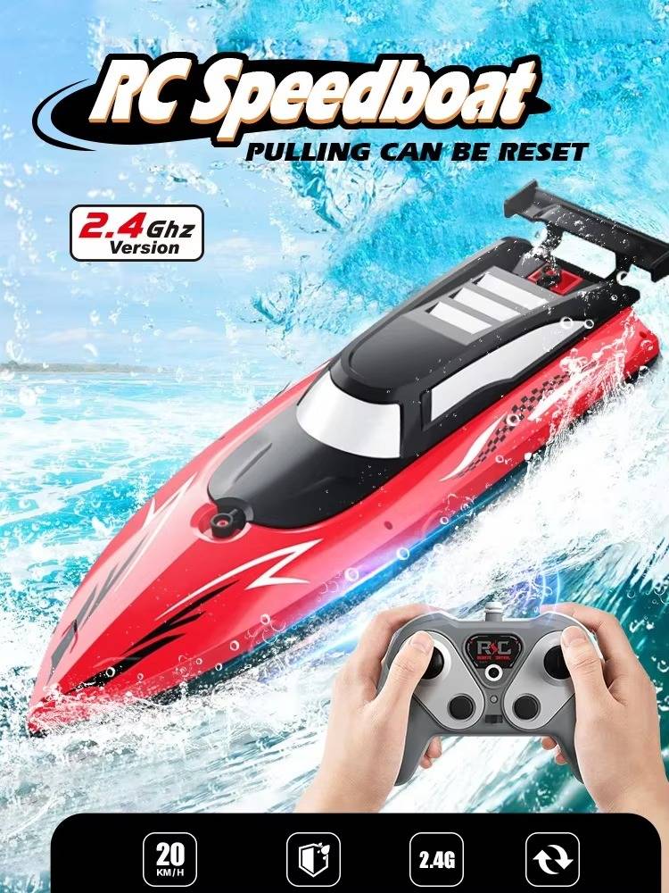High Speed RC Boat with Twin Motors and 50 Meter Wireless Range for Kids All Vera Mart