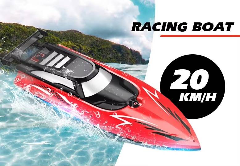 High Speed RC Boat with Twin Motors and 50 Meter Wireless Range for Kids All Vera Mart