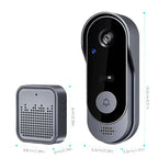Doorbell Camera with HD Wide-Angle Lens and Two-Way Audio, Rechargeable Battery All Vera Mart