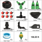 Automatic Drip Irrigation System with Adjustable Timer and Pressure Regulation All Vera Mart