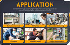 Oscilloscope with 2.8 inch LCD Display and Dual Signal Compatibility, 400V Range All Vera Mart