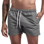 Men's Athletic Swim Trunks with Mesh Liner and Three Pockets, Quick Dry All Vera Mart