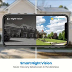Doorbell Camera with HD Wide-Angle Lens and Two-Way Audio, Rechargeable Battery All Vera Mart