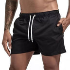 Men's Athletic Swim Trunks with Mesh Liner and Three Pockets, Quick Dry All Vera Mart