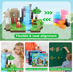 100-Piece Magnetic Tiles with Embedded Magnets and Idea Booklet All Vera Mart