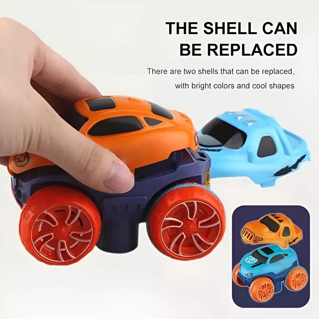 Kids Race Track with LED Glow and Flexible Bendable Sections, Rechargeable Car All Vera Mart