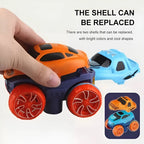 Kids Race Track with LED Glow and Flexible Bendable Sections, Rechargeable Car All Vera Mart