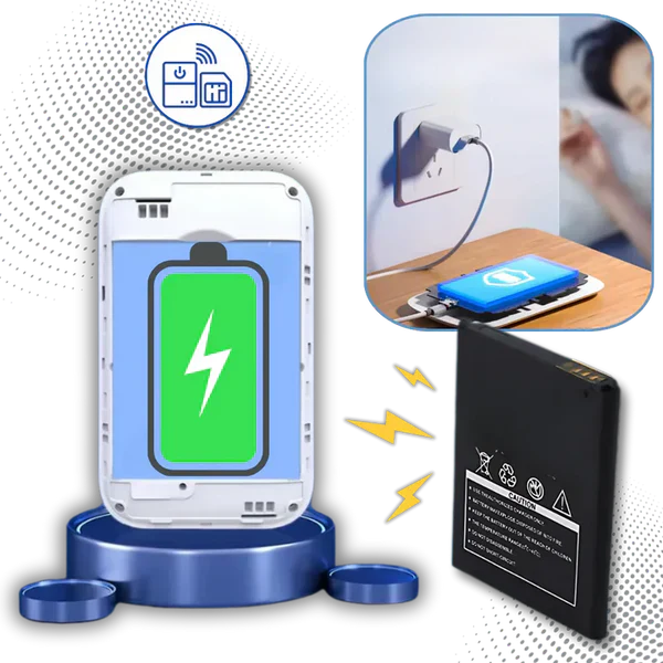 Portable 4G LTE Hotspot with 10-Device Connection and 150 Mbps Speed All Vera Mart