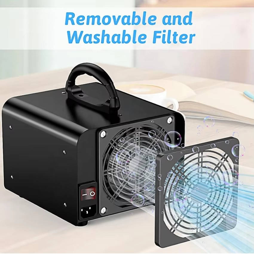 Ozone Generator with Double Layer Plate and Timer Control for 6000 Sq.Ft Odor Removal All Vera Mart