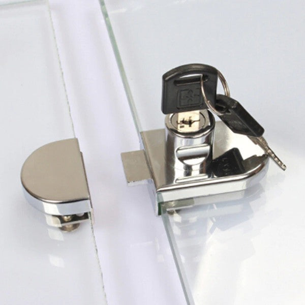 Cabinet Lock with Key Security for Glass Doors and Drawers All Vera Mart