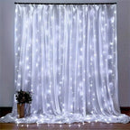 String LED Curtain Lights with Remote Control and 8 Display Modes All Vera Mart
