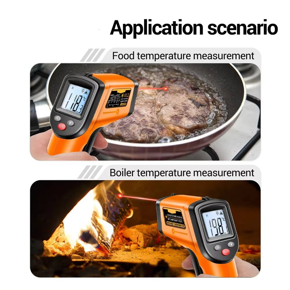 Infrared Thermometer with Laser Targeting and Backlit Display All Vera Mart
