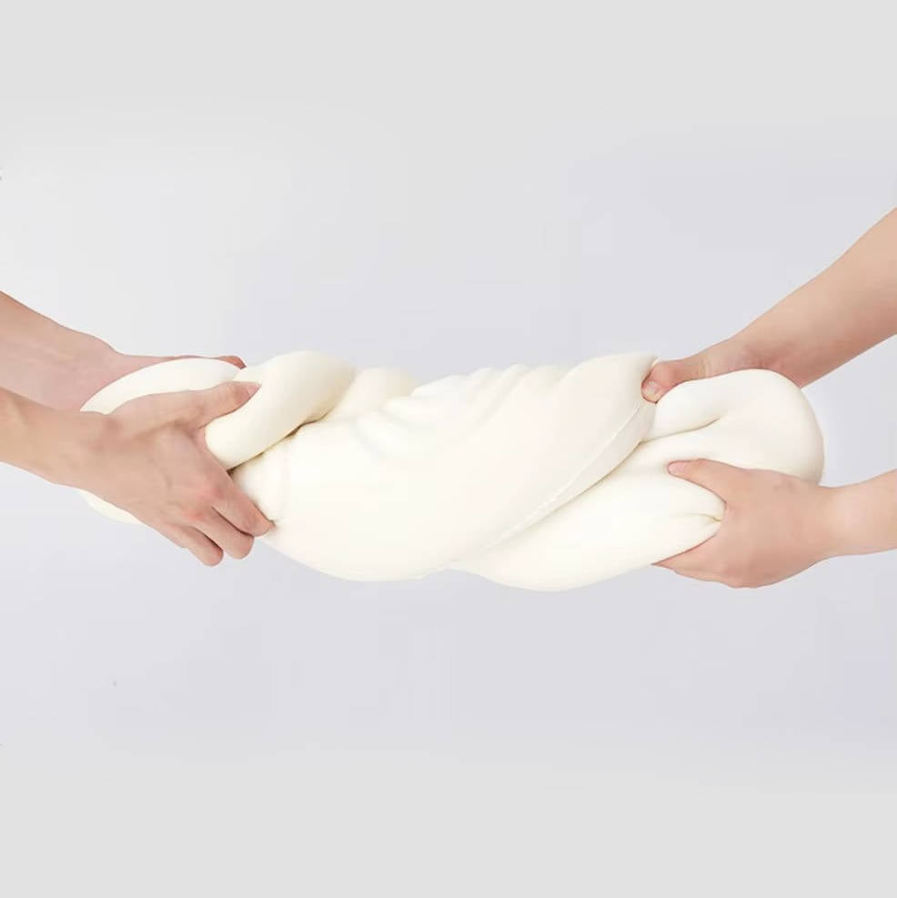 Memory Foam Cervical Pillow with Contoured Support and Cooling Cover for Back and Side Sleeping All Vera Mart