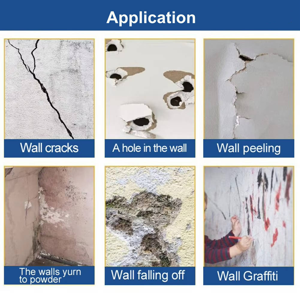 Quick Drying Drywall Repair Cream with Scraper and Sanding Block All Vera Mart