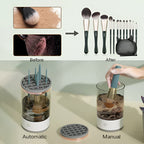 Electric Makeup Brush Cleaner with UV Sterilization and Dual Cleaning Modes All Vera Mart