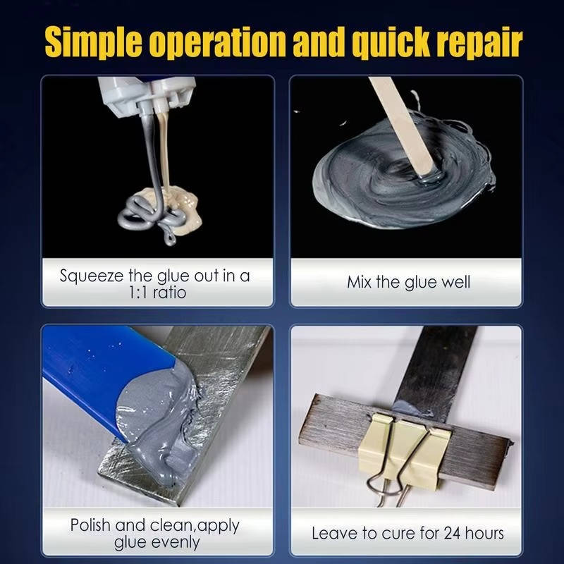 Two-Part Metal Epoxy Adhesive with 95 MPa Bond Strength and Machinable Surface All Vera Mart