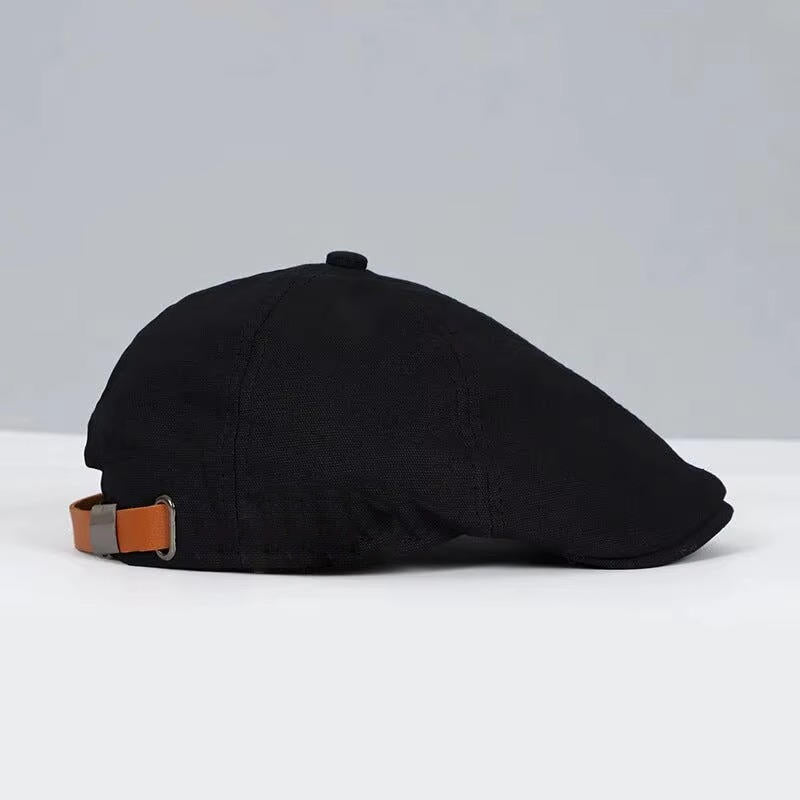 Flat Cap with Adjustable Elastic Band and Moisture Wicking Interior, Unisex All Vera Mart