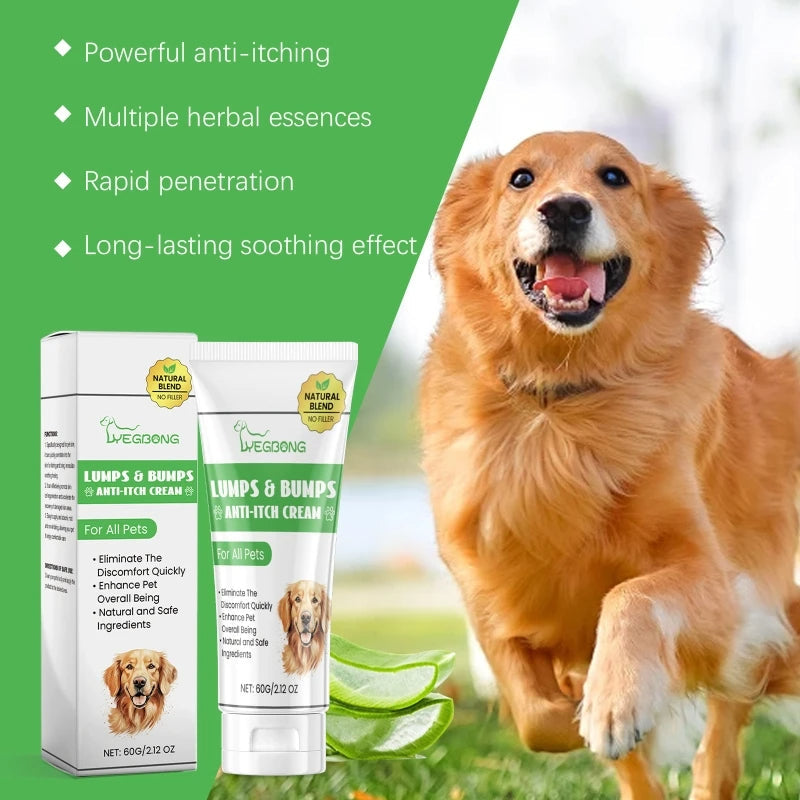 Pet Skin Relief Cream with Fast-Acting Formula for Dogs and Cats All Vera Mart