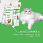 Pet Skin Relief Cream with Fast-Acting Formula for Dogs and Cats All Vera Mart