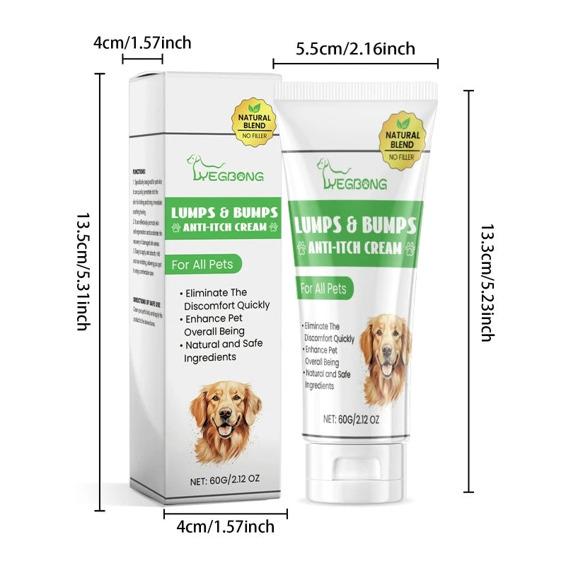 Pet Skin Relief Cream with Fast-Acting Formula for Dogs and Cats All Vera Mart
