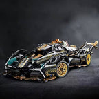 Working Supercar Building Block Set with Steering System and Suspension, 1690 Pieces All Vera Mart